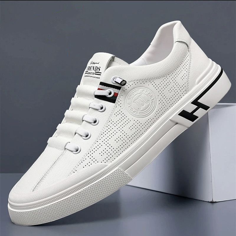 Summer Men's Shoes 2024 New Embossed Breathable Sneakers_voghion.com