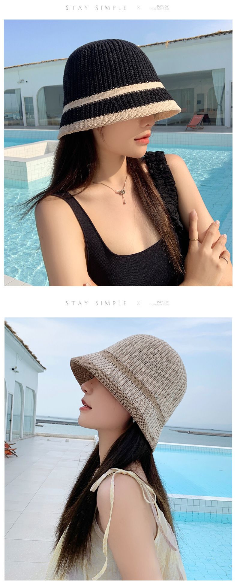 Fisherman's Spring/Summer Women's New Korean Edition Hollow Bowl Versatile Net Red Sun Protection Hat, Showy Face, Small_voghion.com