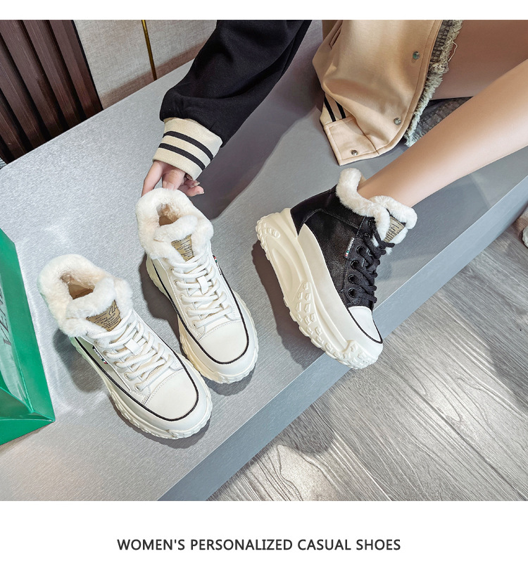 Hoge dames pluche 2024 winter nieuwe casual veelzijdige grote katoenen kleine witte schoenen, dikke fluwelen warme snowboots_voghion.com