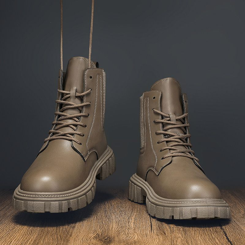 Nei High Top Martin Stiwwelen, fashionable trendy Schong, Outdoor Aarbechtskleedung, villsäiteg Häre Schong_voghion.com