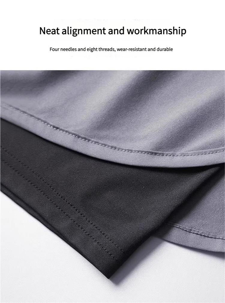 Combinaison de sport pour homme, tenue de marathon, short professionnel d'été à manches courtes, vêtements d'entraînement et de fitness à séchage rapide_voghion.com