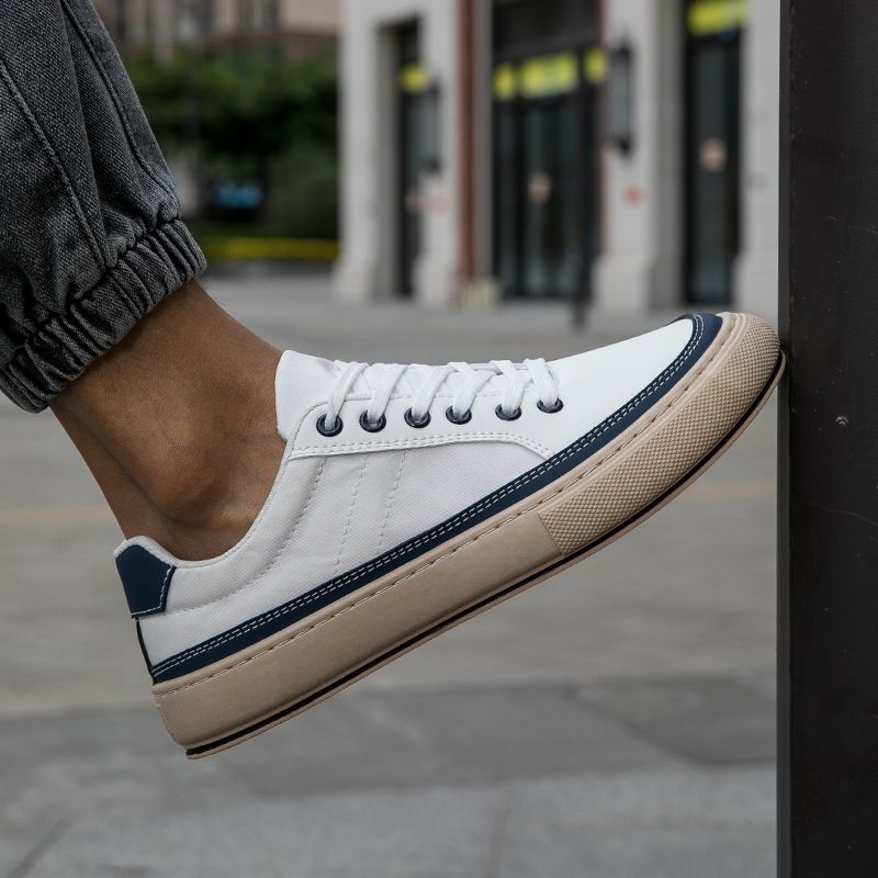 Nové pohodlné deodoranty prodyšné pánské ležérní retro pánské boty Four Seasons s plochým dnem, pohodlné a protiskluzové, velkoobchodní prodej_voghion.com