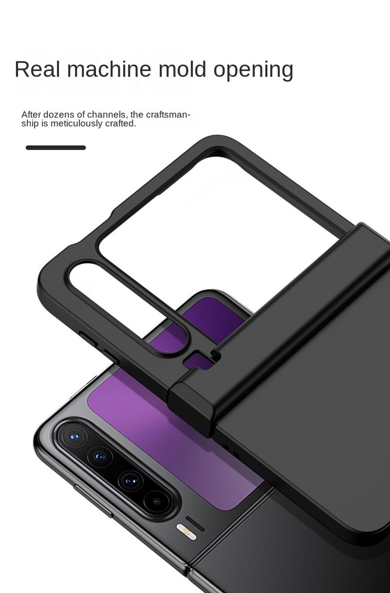 Slanke, ultradunne, harde, geharde glazen filmhoes voor de Huawei Pura X, goed aanvoelende camerabescherming_voghion.com