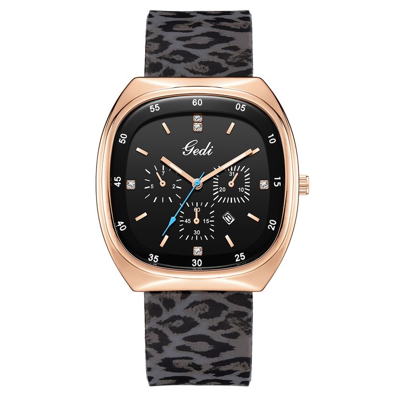 Gordie Niche Large Student High-Value Oval Dial Silicone Women's Light Waterproof Calendar Watch_voghion.com