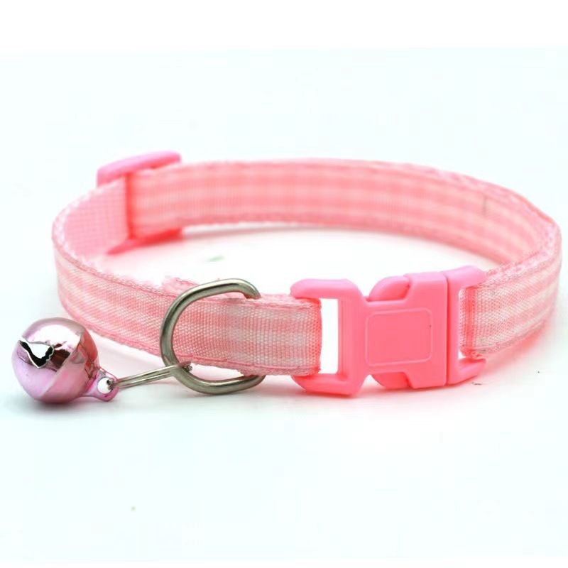 Collare identificativo per cani casual a scacchi, decorativo e anti-smarrimento, per gatti_voghion.com