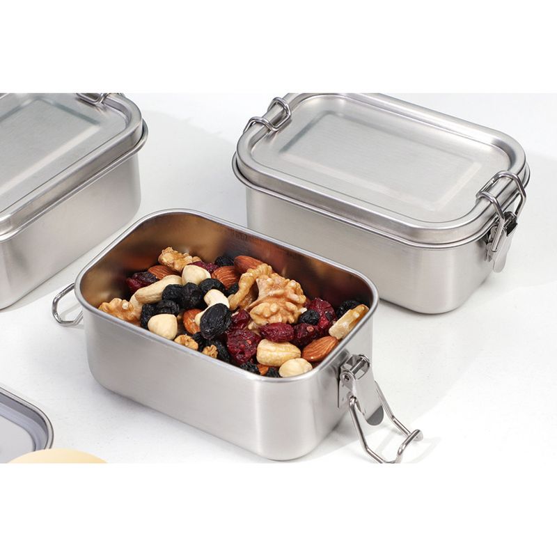 Sealed lunch complementary box, stainless steel food storage box_voghion.com