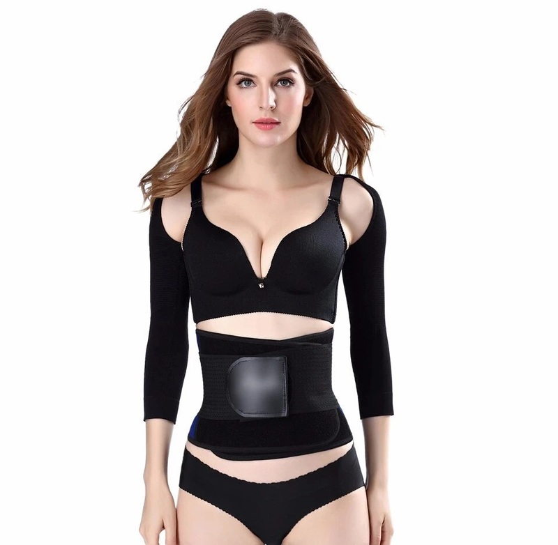 Slimming Posture Corrector Shaping Sleeves Fat Reduction for Women Back Support Humpback prevent Arm Shaper Control_voghion.com