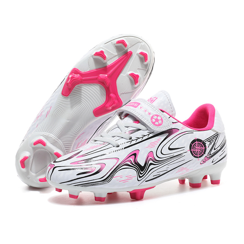 Scarpe da calcio per bambini, con tacchetti rotti, per ragazzi, studenti, bambini grandi, da competizione, per erba, con velcro_voghion.com