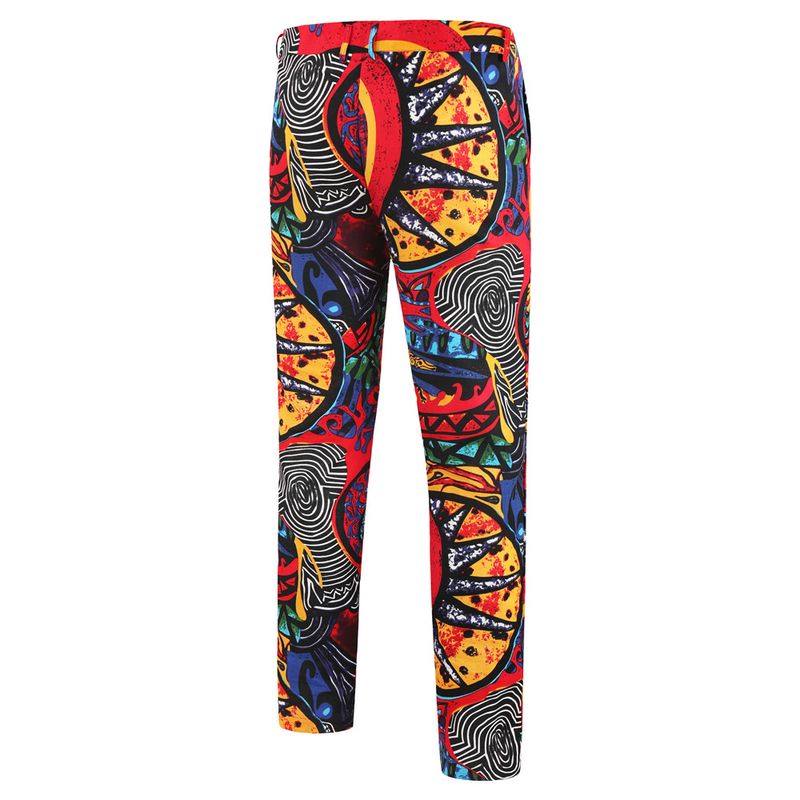 Completo da uomo casual con stampa floreale, 2 pezzi, autunno inverno 2025, completo da due pezzi, 2TZ-XK01_voghion.com