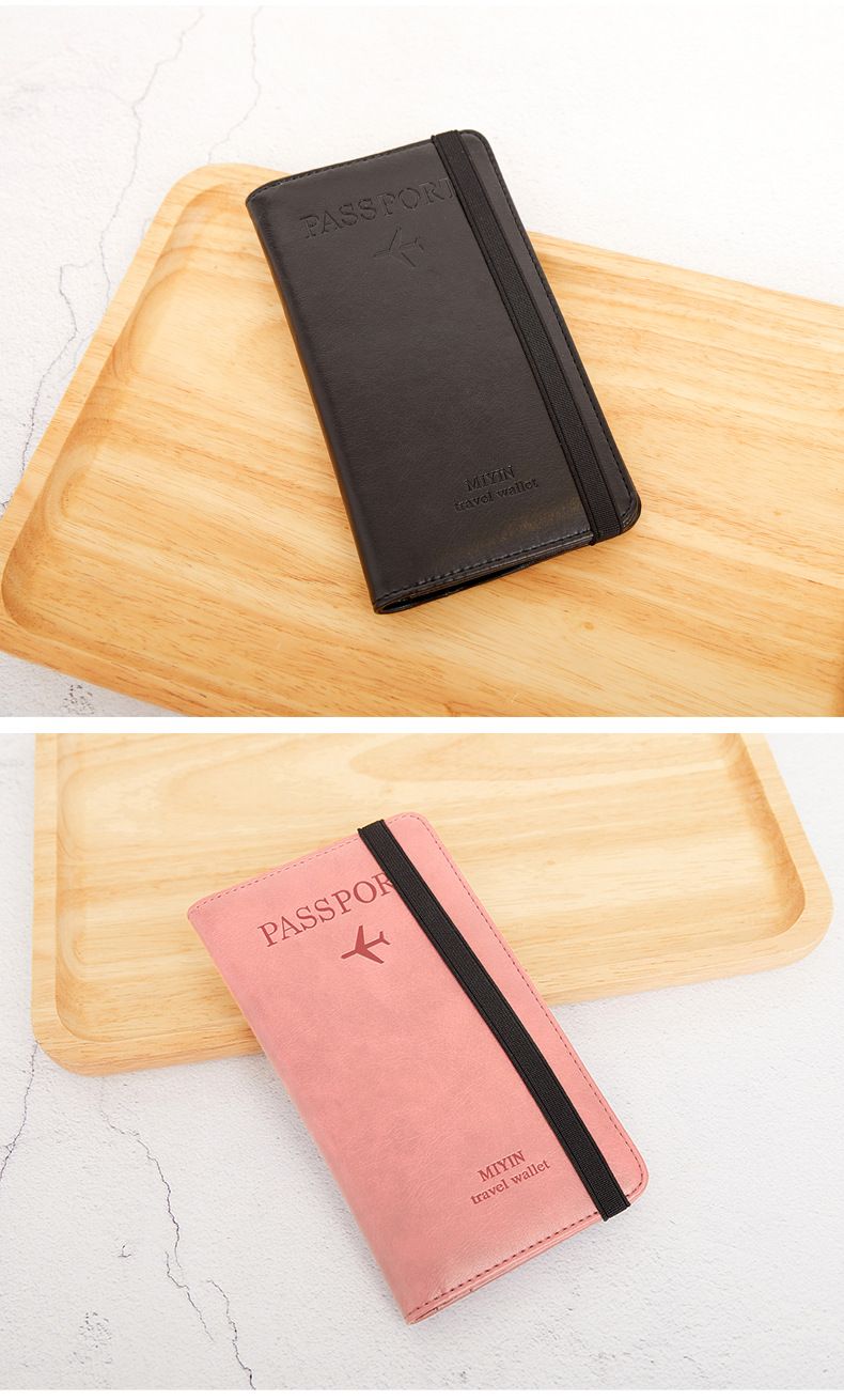 Women's RFID-Blocking Passport Wallet – Large Capacity Travel Organizer With Phone Pocket & Multi-Function Storage (8 Stylish Colors)_voghion.com