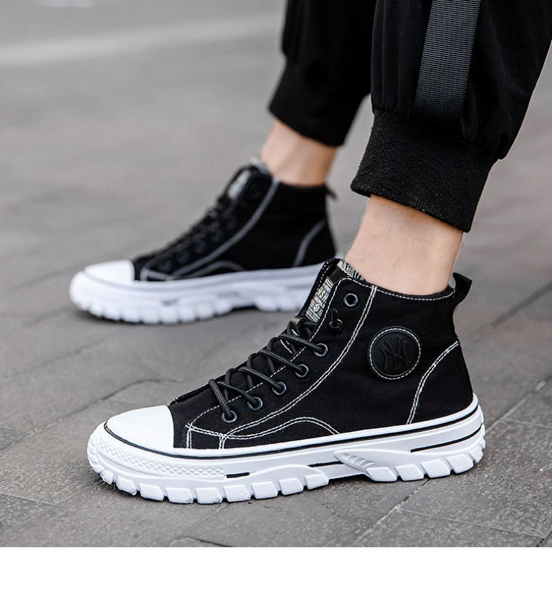 Männer Leinwand 2024 Neue Turnschuhe fr Männer Casual Atmungsaktive Platfrm Shes Männlich Hohe Tp Fashin Espadrilles Tenis_voghion.com