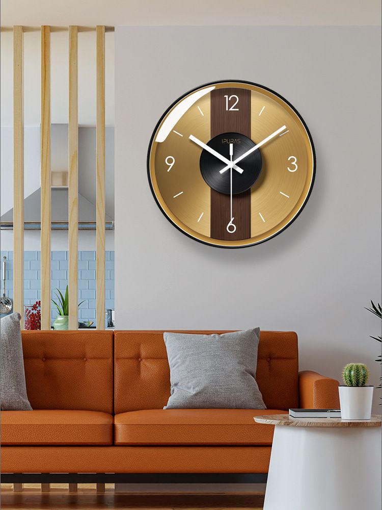 Yipula 7080 Modern Light Luxury European Style Living Room Creative Simple Home Fashion Elegant Wall Clock_voghion.com