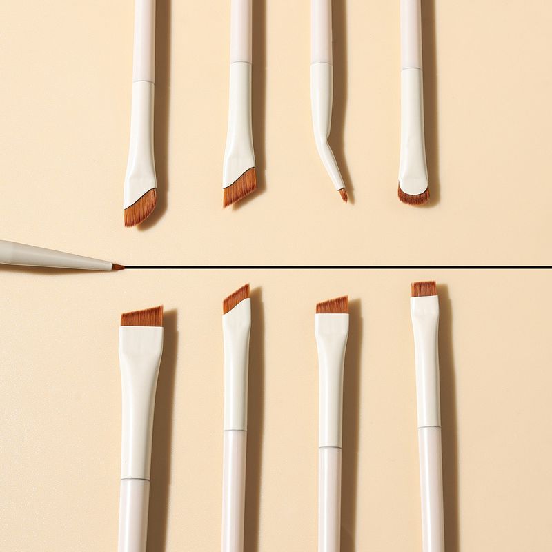 1/3/7/9 Stück Porzellan Weiß Sichel Eyeliner Abgewinkelt Feine Klinge Make-Up Augenbrauen Augen Pinsel_voghion.com