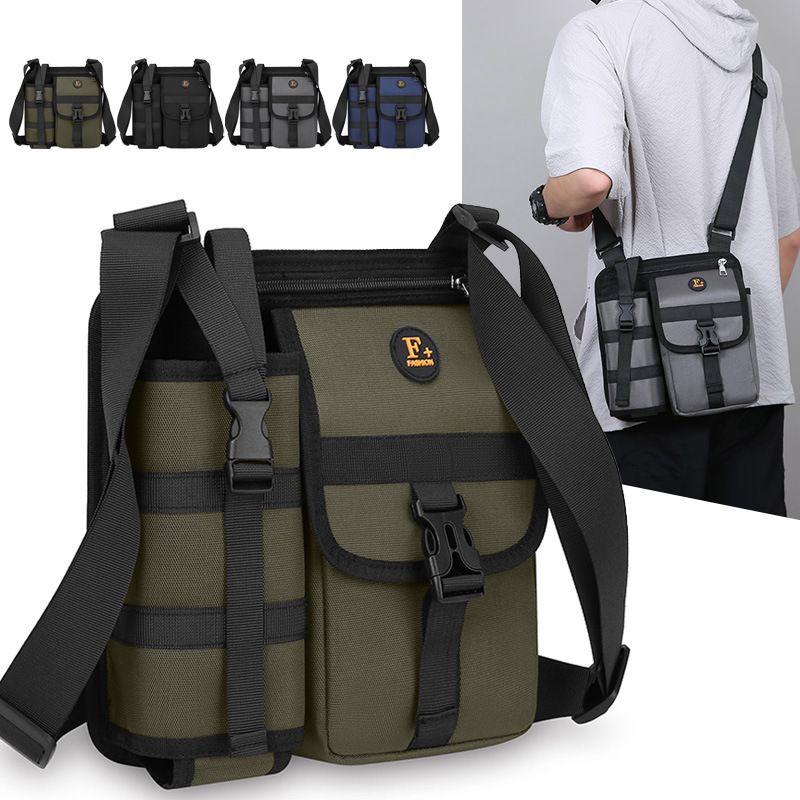 Borsa a tracolla da uomo, nuova, casual, da viaggio, con tracolla singola, resistente, impermeabile, con ombrello, alla moda_voghion.com