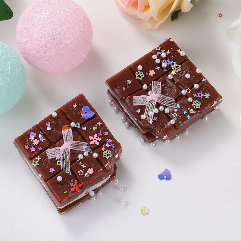Foam Squishies Soft And Slow Rebounding Six-grid Chocolate Pinching Fun For Students To Relieve Stress_voghion.com