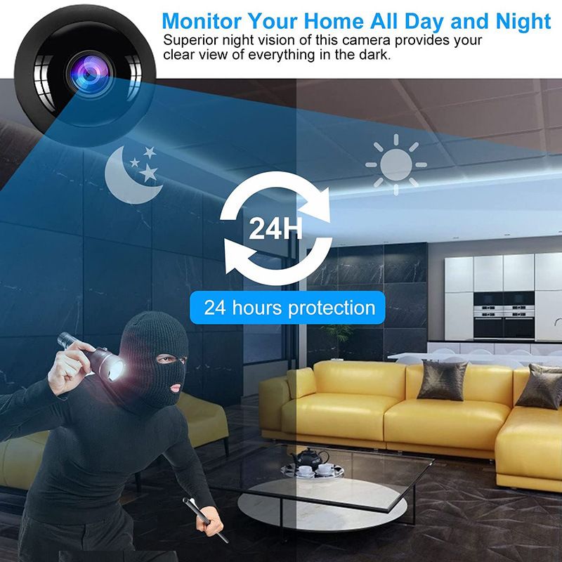 A3 Camera Wireless Camera HD Night Vision Camera Smart Home Security Monitoring Wide Angle Camera_voghion.com