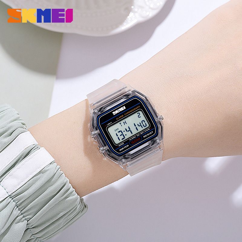 Skmei Internet Celebrity Live Streaming Same Style Square Electronic Watch_voghion.com