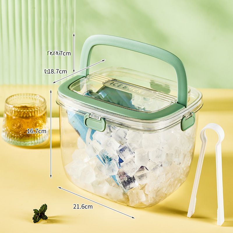 Ice Grid Ice Cube Mould Press Silicone Ice Grid Ice Hockey Plastic Portable Large Capacity Refrigerator Frozen Ice Cube Box Ice Box_voghion.com