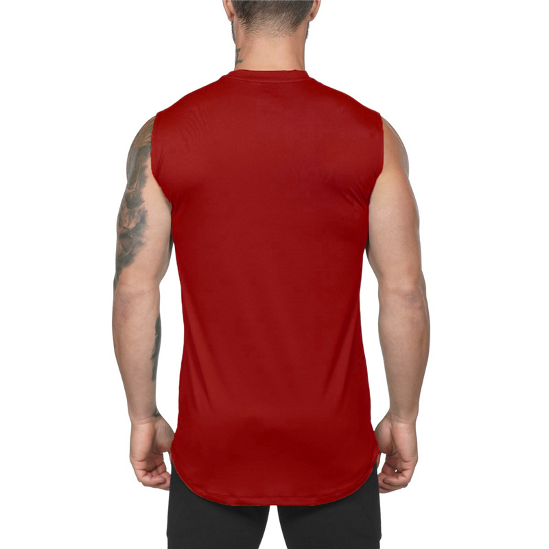 Light Board No Summer Sports ärmelloses T-Shirt für Herren, Fitness-Tanktop, Lauf-Trainings-Top_voghion.com