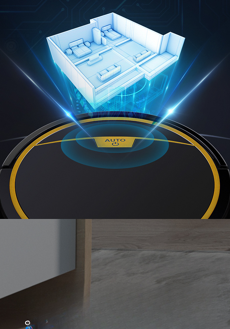 New Smart Home 4-in-1 Robot With Remote Control Water Tank Vacuum Cleaner Gift_voghion.com