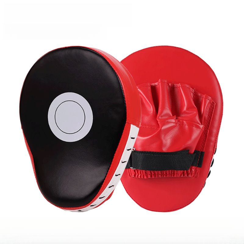 PU For Sanda Taekwondo Handheld Five-Finger Small Training Hand Curved Boxing Target_voghion.com