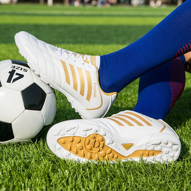 Erwachsene Fußball Schnüraufkleber Männer und Frauen gebrochene Nägel Training Kunstrasen Sportschuhe_voghion.com