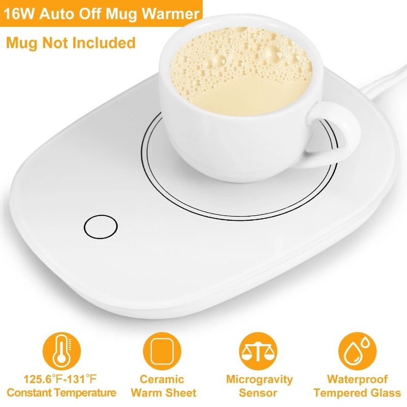 Scalda tazze automatico, scalda tazze da tè, scalda tazze da latte, scalda caffè, scalda caffè, scalda caffè elettrico, riscaldatore per casa e ufficio_voghion.com
