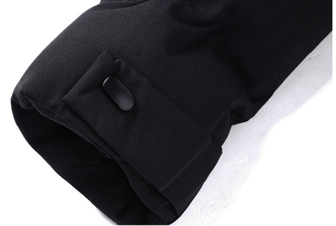 Herrenbekleidung Winter 25 Koreanische Herren Dicke Warme Mittellange Kapuzenjacke Herrenbekleidung Zhangzai 002 Lockerer Mantel Herren_voghion.com