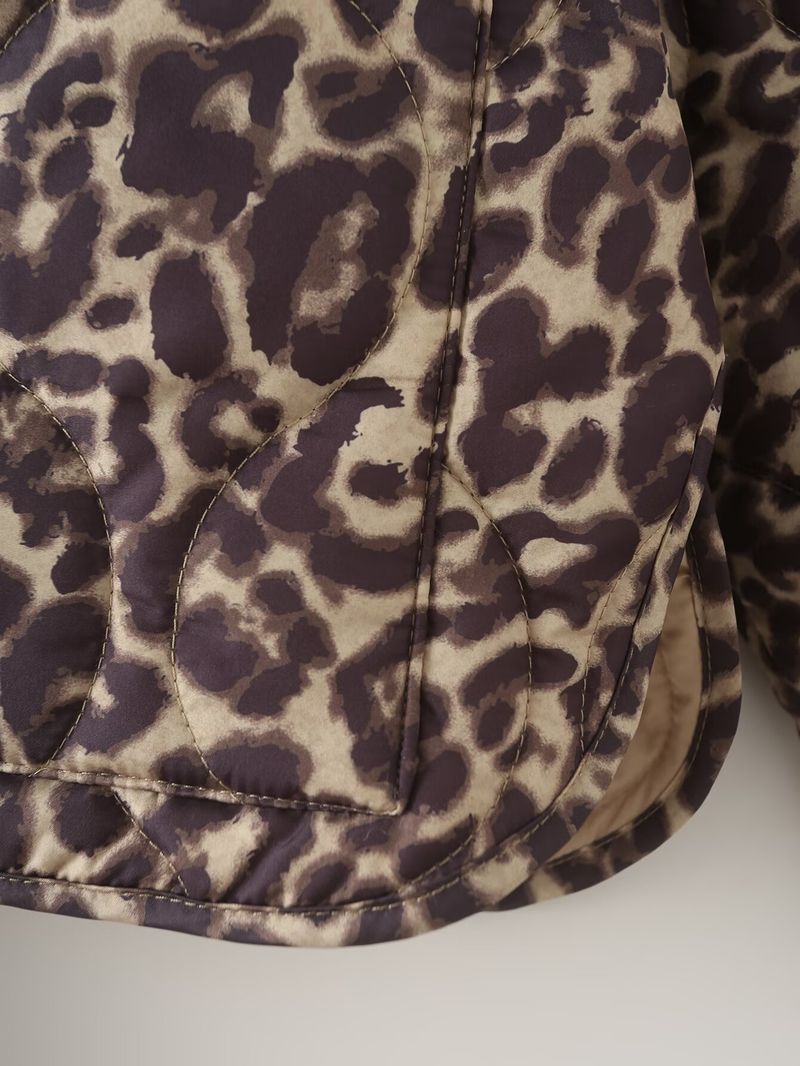 Abbigliamento donna autunno e inverno nuovo modello di animali stampato giacca di cotone_voghion.com