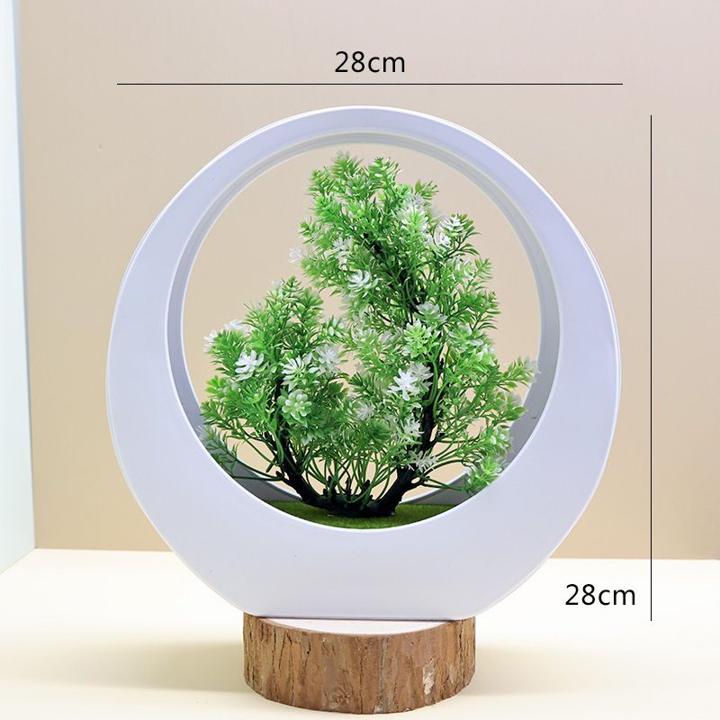 Wohnmöbel Simulation Grünpflanzen Kunststoff Kunstblumen kreative Bonsai Desktop Ornamente Blume Simulation Pflanzen_voghion.com