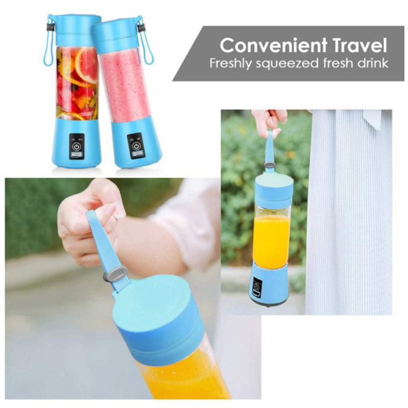 Vente chaude Mini mélangeur portable 400 ml électrique légumes fruits USB presse-agrumes extracteur Hines_voghion.com
