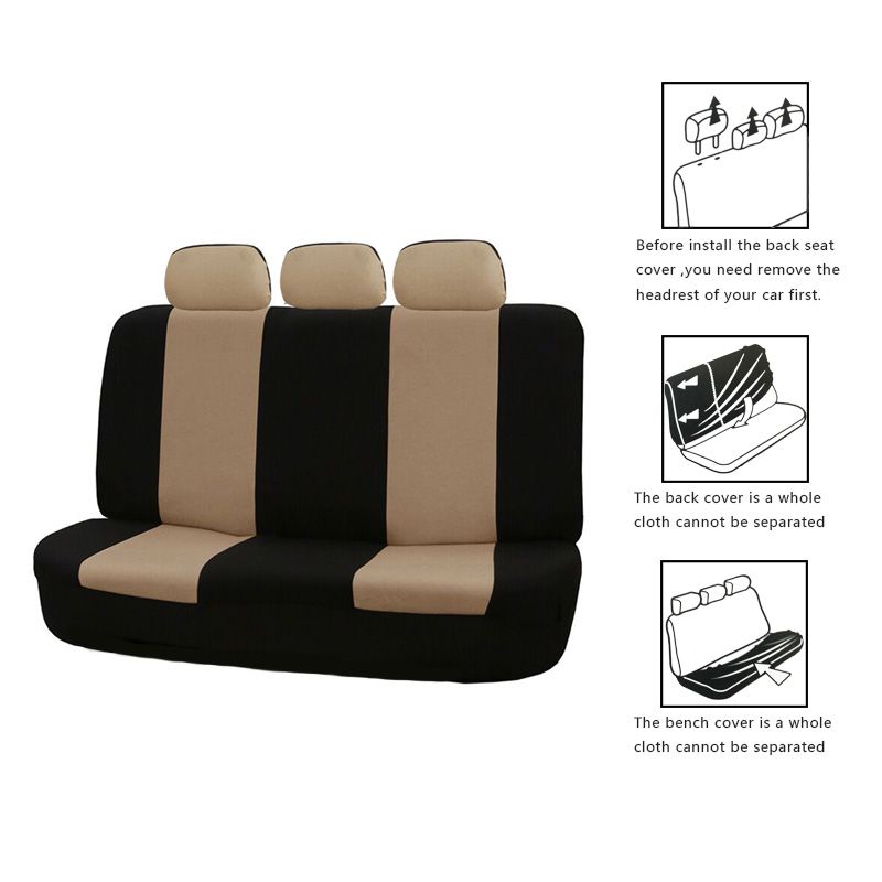 Autotransporter T5 Sitzbezüge Schonbezüge 2+1 für Auto-Schmuck VII Bus 9 P2_voghion.com