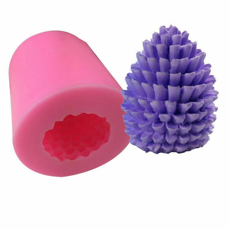 Grenzüberschreitende Weihnachts-Kiefernzapfen-Silikonform für Kerzen, Kerzenform, DIY-Seifenform_voghion.com