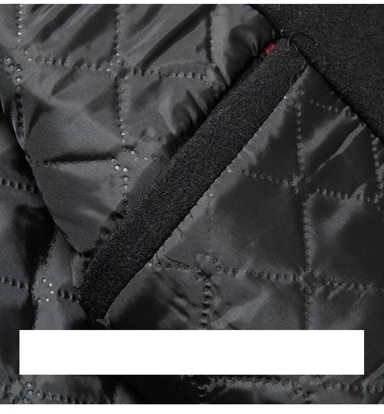 Men's Clothing Men's Wool Blend Trench Coat With Cotton Lining - Slim Fit Winter Overcoat For Men, Wrinkle-Free, Stylish & Warm_voghion.com