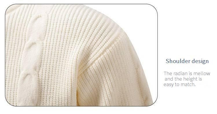 Herren-Strickpullover mit Farbblockmuster, dicke Strickjacke, lässiger Cardigan in lockerer Passform (Grau, Schwarz, Rot) – Größen M bis 3XL_voghion.com