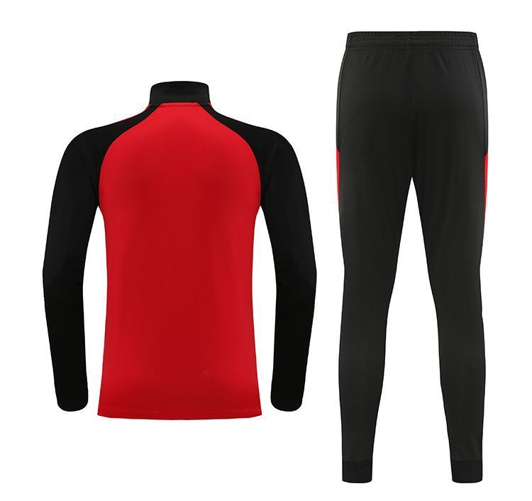 Herbst Winter Half-Zip Jacke Langarm Kinder Trainingsanzug Jungen Fußball Uniform Sportswear Performance Outfit_voghion.com
