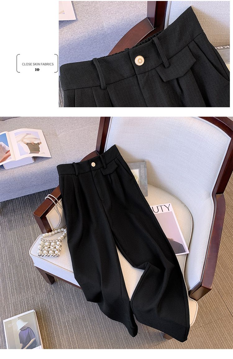 Large size women's clothing 2023 summer new small suit tassel jacket fat mm fashion casual pants two-piece suit female_voghion.com