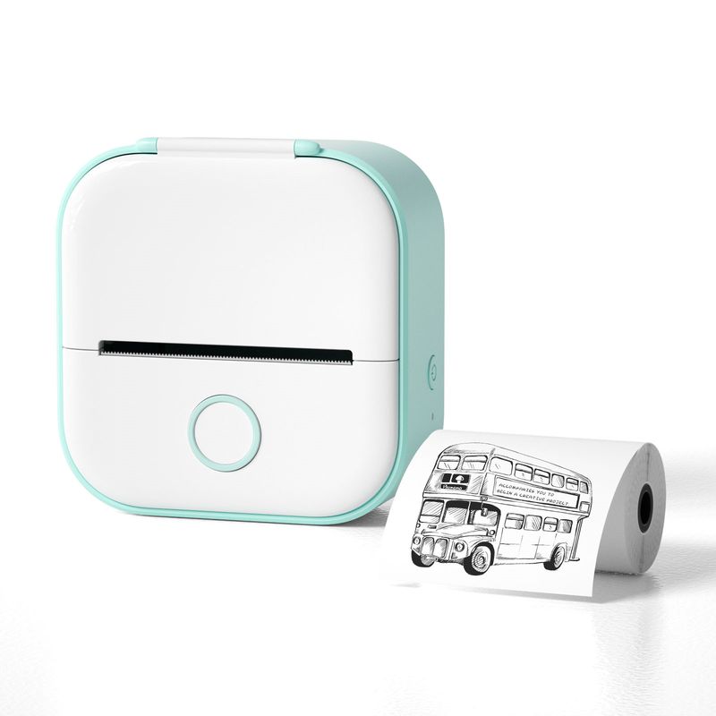 Phomemo T02 Termiczna Mini Mała Przenośna Drukarka Do Etykietowania Telefonów Komórkowych Bluetooth do Korekcji Błędów_voghion.com