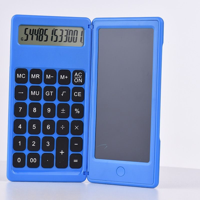 New Foldable Writing Pad Calculator With LCD Display - Portable Financial & Office Tool For Accountants, Students & Professionals_voghion.com