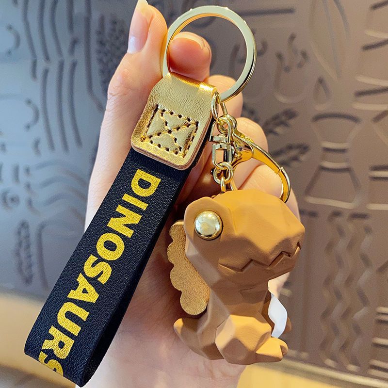 Cartoon cute wool rabbit resin couple car bag small gift accessories three-dimensional keychain pendant doll_voghion.com