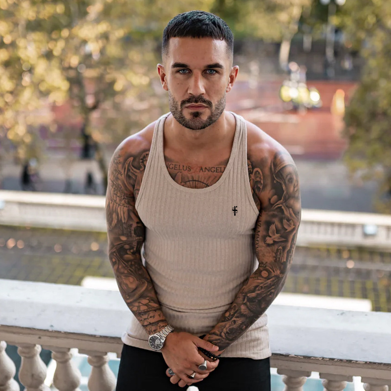 Summer New Men's Casual Vest Sleeveless Top Vest T-shirt Vest_voghion.com