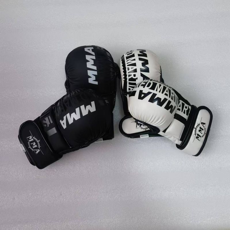 Männer und frauen brot boxen palm hohl Sanda handschuhe, kampf erwachsene handschuhe_voghion.com
