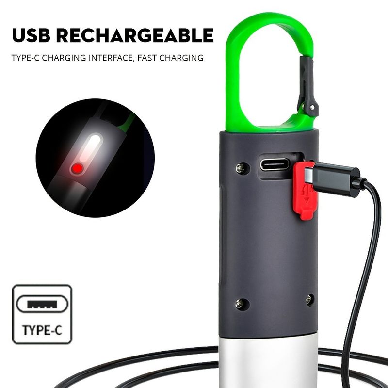 Multifunktionale LED-Taschenlampe für Outdoor-Einsätze, Zeltklettern und Camping – ideal für Notfälle und als Hänge-Taschenlampe._voghion.com