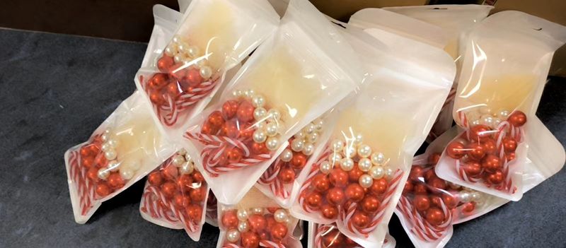 Weihnachtsvase Füller Perle Weihnachtsvase Füller Kerzendekoration_voghion.com