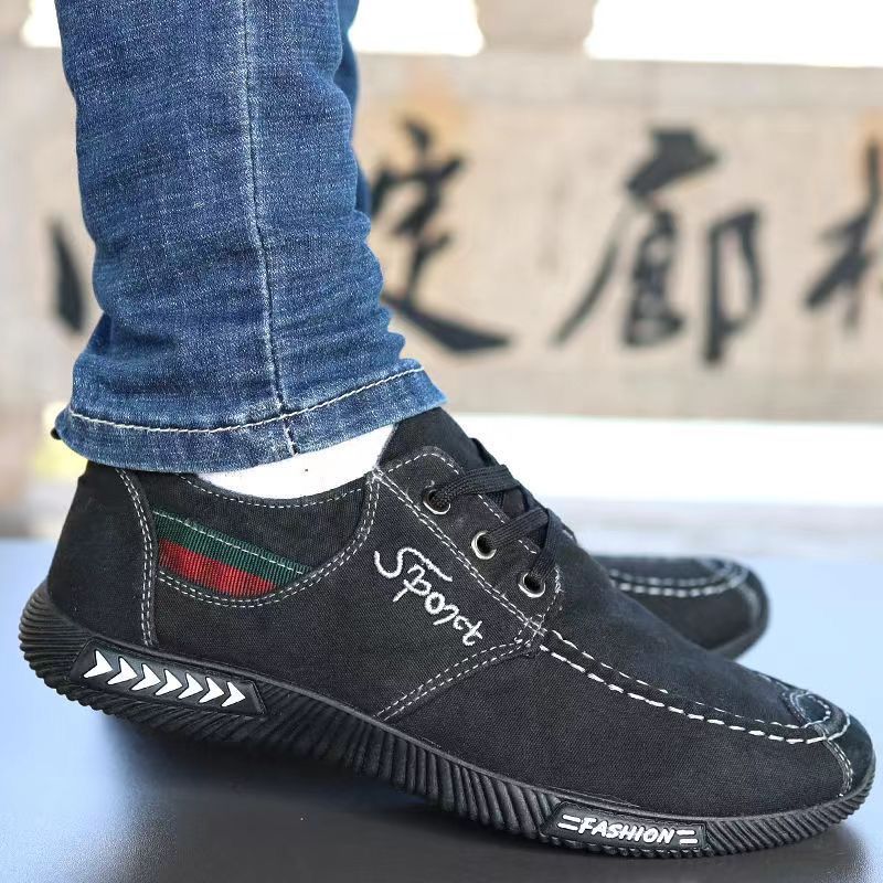 TerraStride 2025 Summer Men's With Rubber Sole, Safety Non-Slip Casual Work Shoes, Old Beijing Cloth Shoes For Middle-Aged And_voghion.com