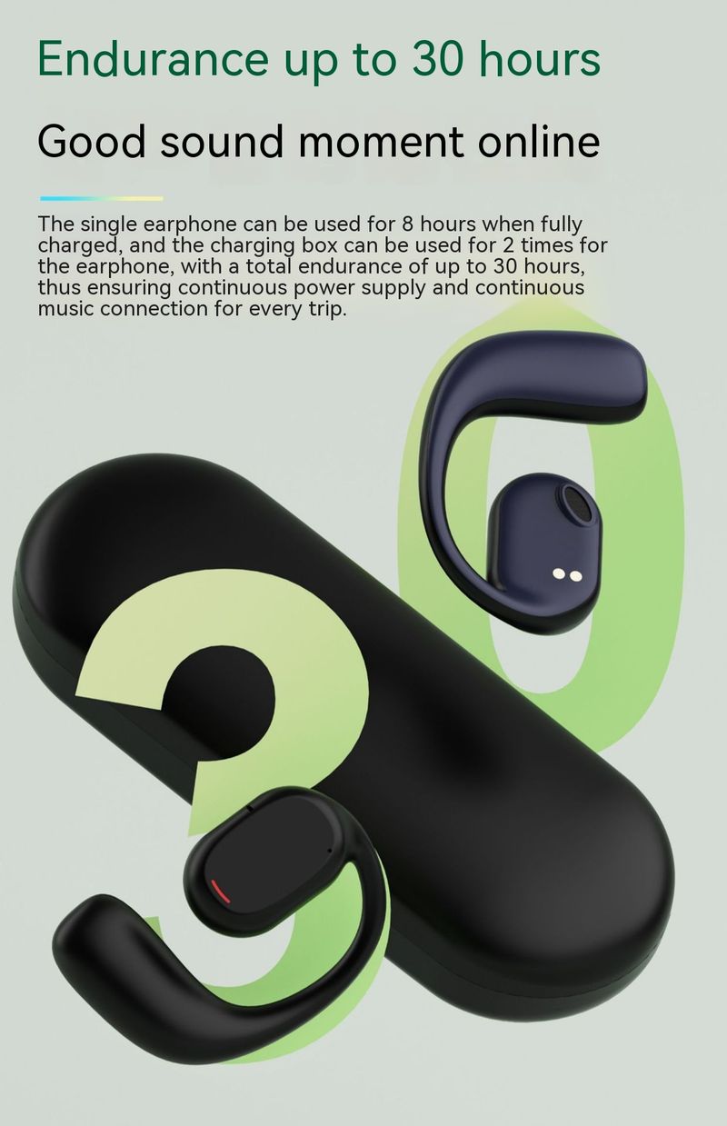 JS270 Running Ear Mounted Bone Conduction Earphones True Wireless Sports TWS Bluetooth OWS_voghion.com