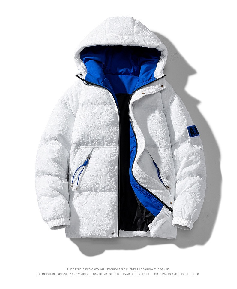 Giubbotto imbottito oversize unisex da uomo - Cappotto trapuntato in stile street di Hong Kong Tendenze moda più vendute_voghion.com