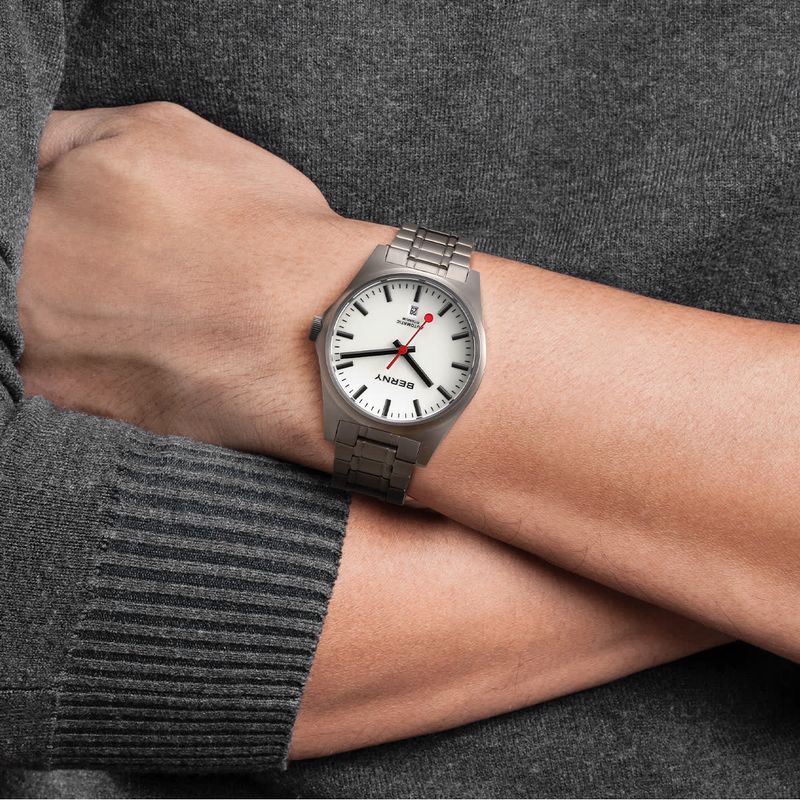 Orologi automatici in titanio BERNY da uomo, impermeabili fino a 10 ATM, analogici, meccanici, con data, super luminosi, in cristallo di zaffiro, orologio da polso minimalista_voghion.com