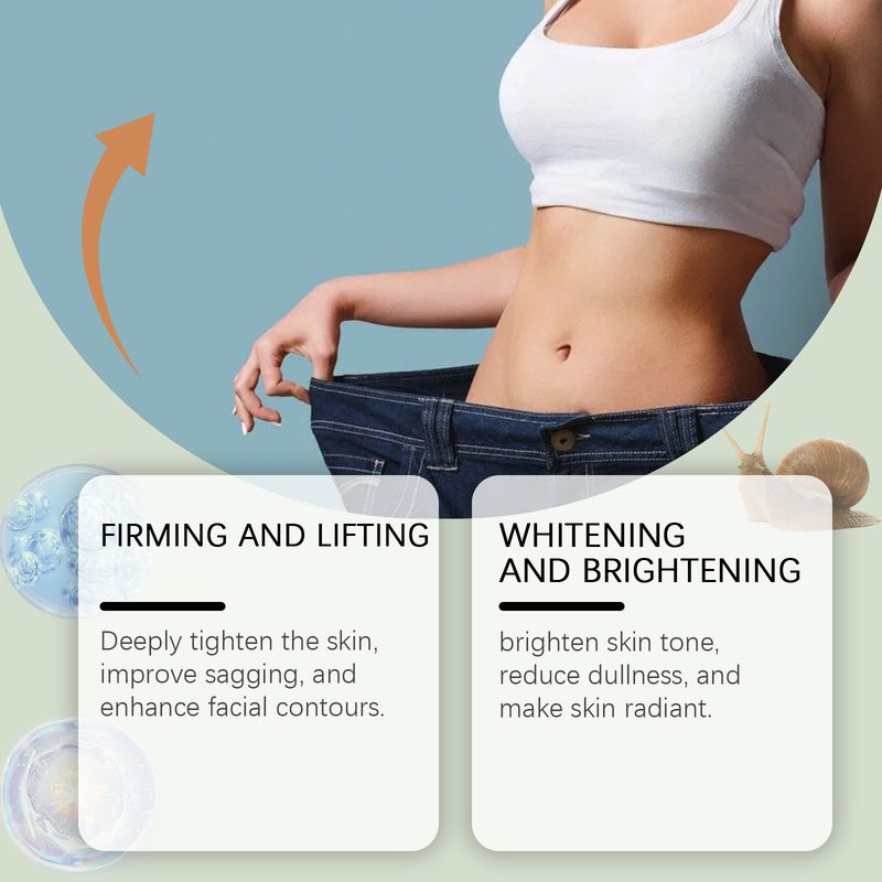 West&Month Snail Peptide Hyaluronic Acid Firming Serum Moisturizes And Tights Skin, Firming And Smoothing Skin Lines_voghion.com