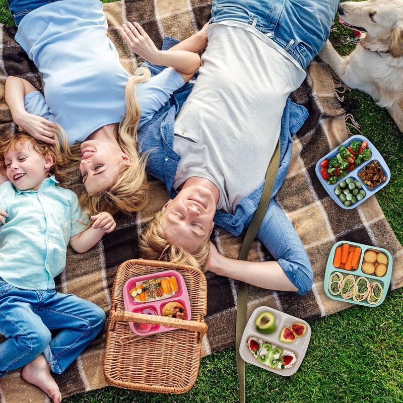 Bento Box per bambini - Contenitore per il pranzo a 3 scomparti_voghion.com